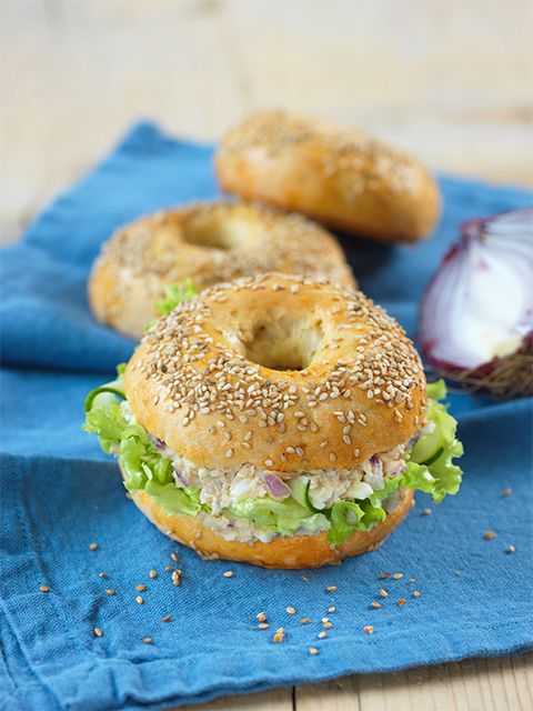 Bagels d'été thon & ricotta - Recette à Prix Engagés Août 2024 Bagels d'été thon & ricotta - Recette à Prix Engagés Août 2024