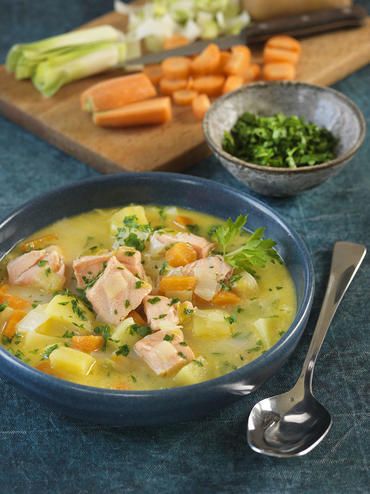 Lohikeitto – Soupe de saumon Lohikeitto – Soupe de saumon