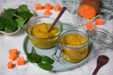 Purée épinards-patate douce Purée épinards-patate douce